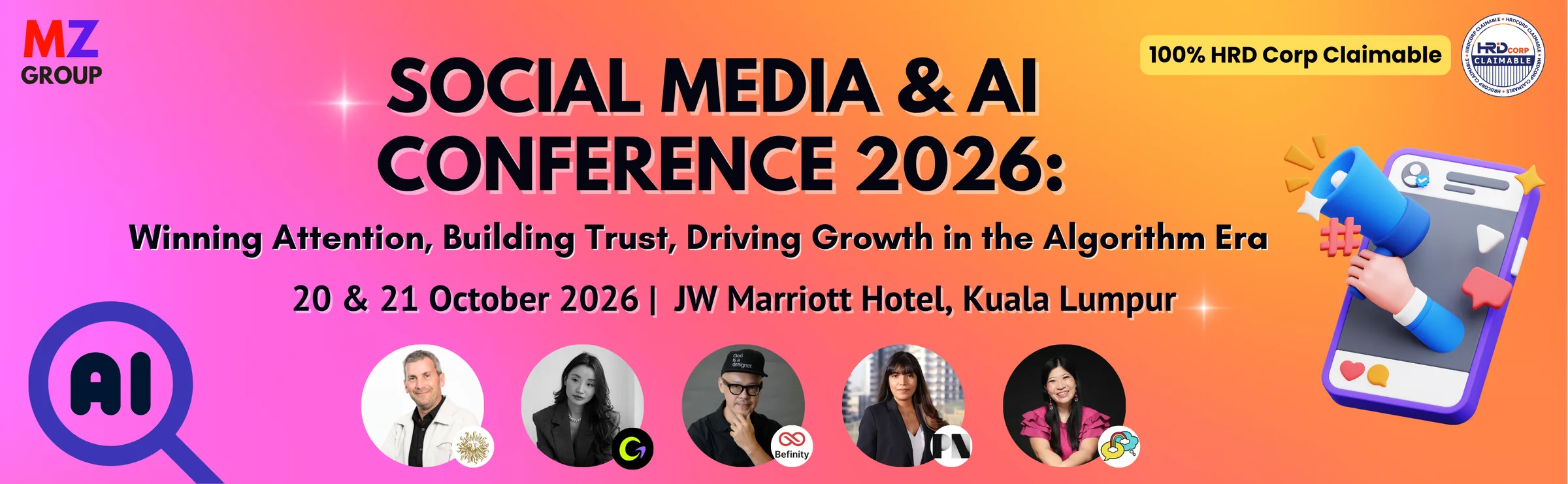 Social Media & AI Conference 2026 banner